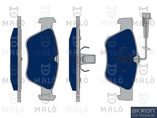 Brake Pad Set, disc brake (1050362)