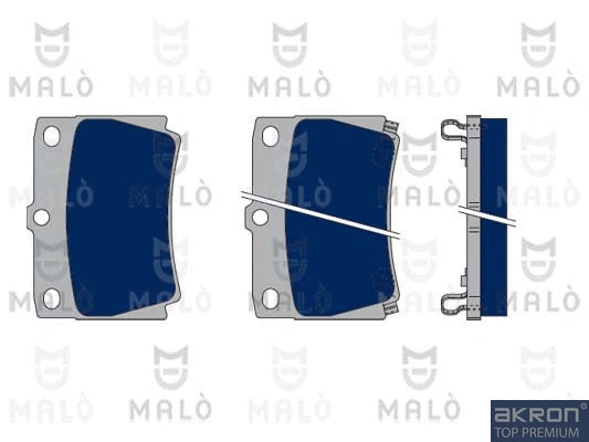 Brake Pad Set, disc brake (1050283)