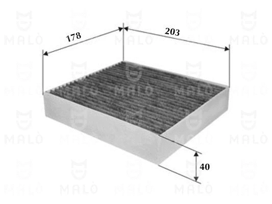 Filter, cabin air (1531322)