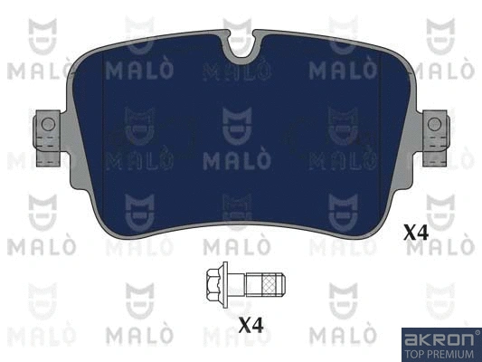 Brake Pad Set, disc brake (1051187)