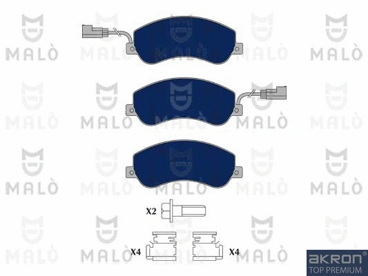 Brake Pad Set, disc brake (1050219)