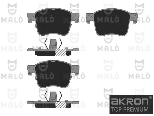 Brake Pad Set, disc brake (1051389)