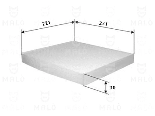 Filter, cabin air (1531351)