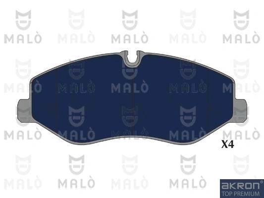 Brake Pad Set, disc brake (1051280)