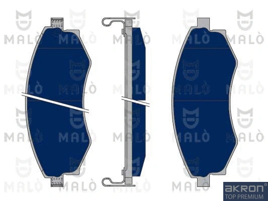 Brake Pad Set, disc brake (1050028)