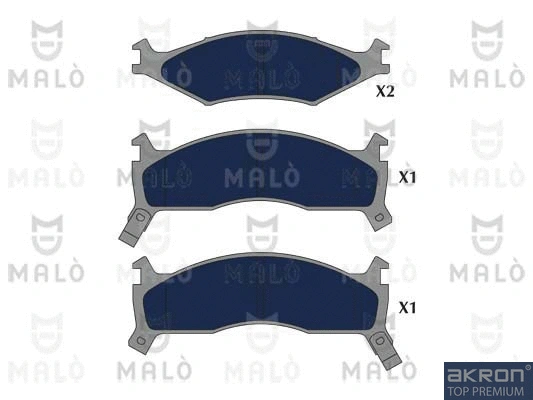 Brake Pad Set, disc brake (1051325)