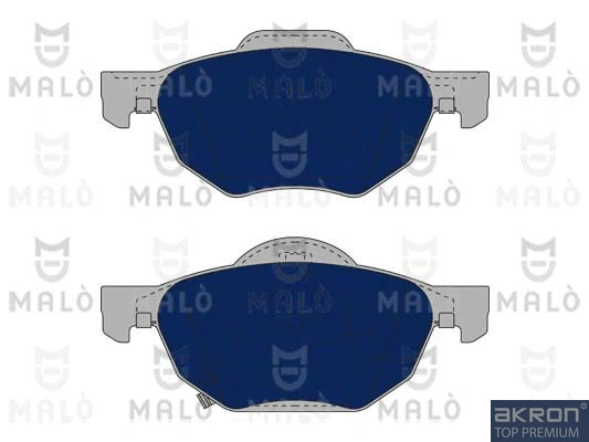 Brake Pad Set, disc brake (1050550)