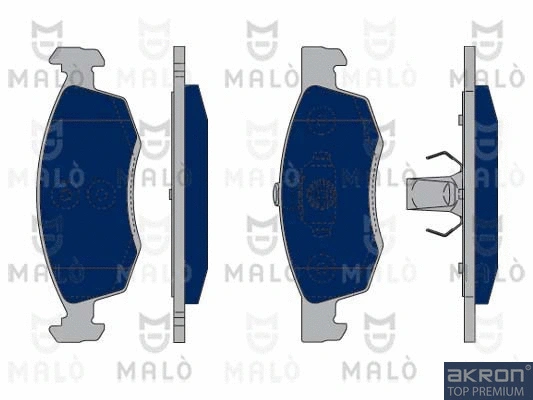 Brake Pad Set, disc brake (1050071)