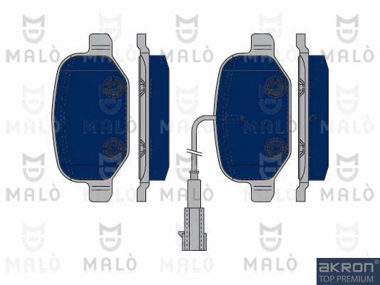 Brake Pad Set, disc brake (1050002)