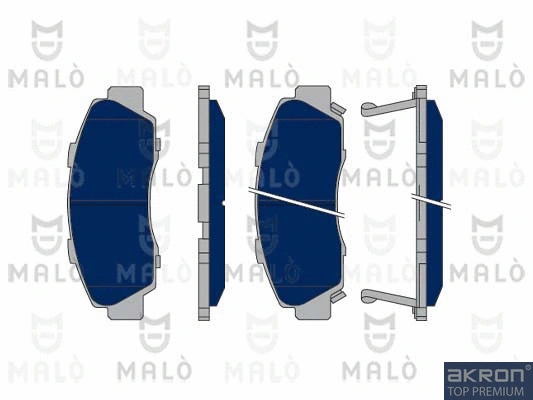 Brake Pad Set, disc brake (1050371)
