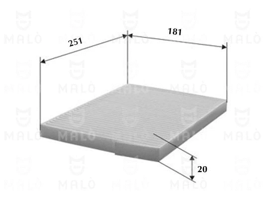 Filter, cabin air (1531571)