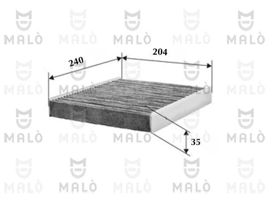 Filter, cabin air (1531362)