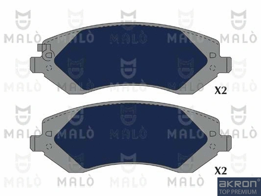 Brake Pad Set, disc brake (1051200)