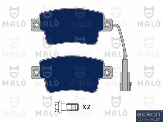 Brake Pad Set, disc brake (1050916)