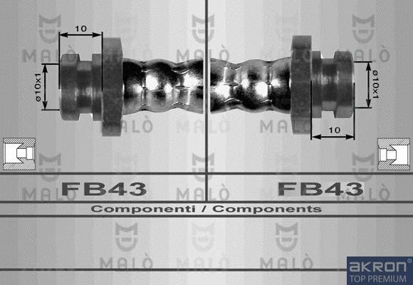 Holding Bracket, brake hose (80087)