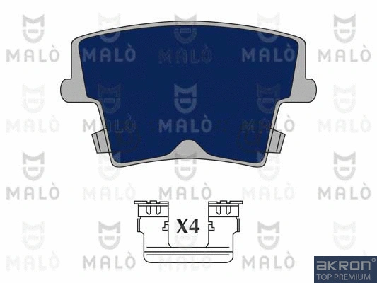 Brake Pad Set, disc brake (1051072)