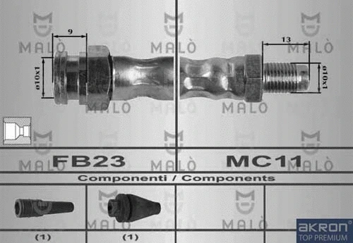 Brake Hose (80182)