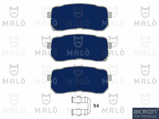 Brake Pad Set, disc brake (1050960)