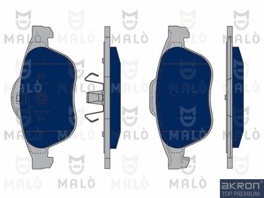 Brake Pad Set, disc brake (1050185)