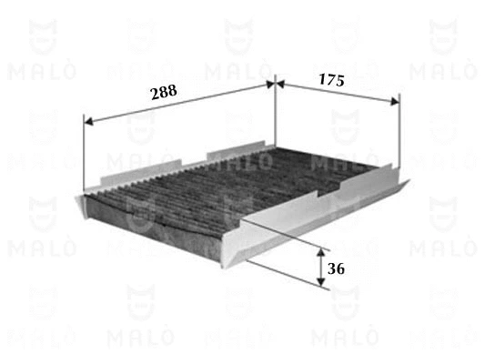 Filter, cabin air (1530562)