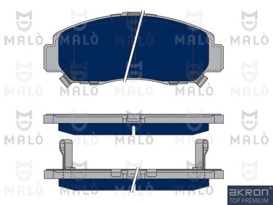Brake Pad Set, disc brake (1050089)