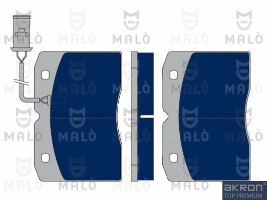 Brake Pad Set, disc brake (1050378)