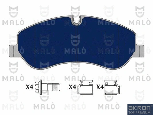 Brake Pad Set, disc brake (1051161)
