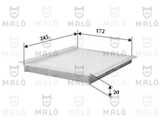 Filter, cabin air (1531501)