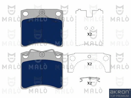Brake Pad Set, disc brake (1050766)