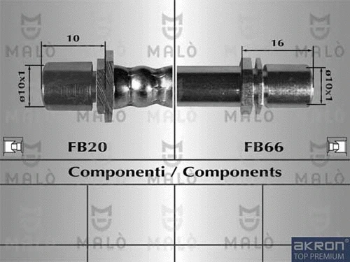 Brake Hose (80145)