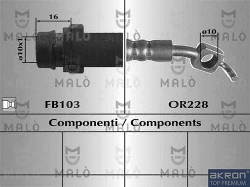 Brake Hose (80715)
