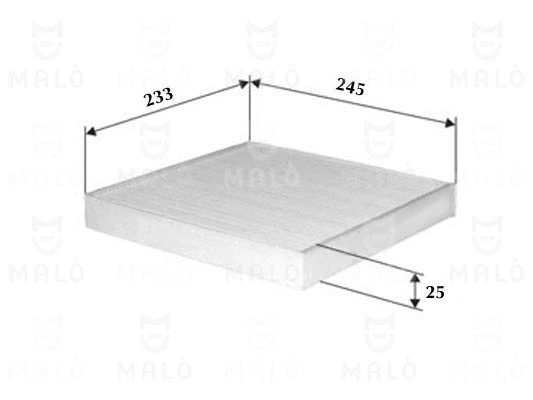 Filter, cabin air (1532161)
