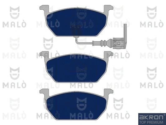 Brake Pad Set, disc brake (1051125)
