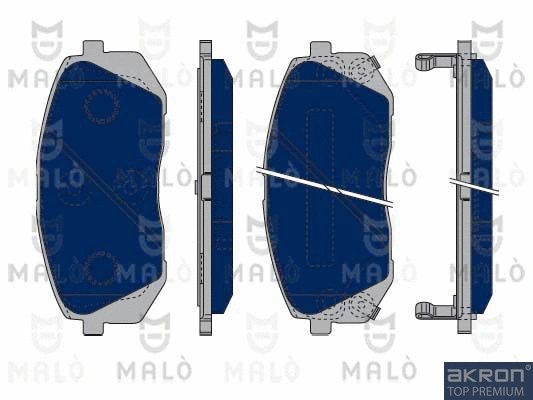 Brake Pad Set, disc brake (1050306)