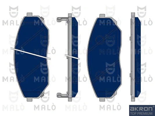 Brake Pad Set, disc brake (1050196)