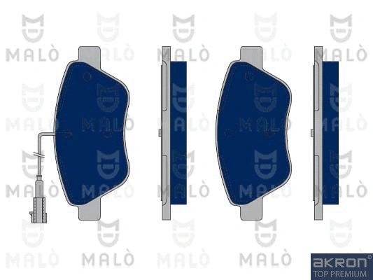 Brake Pad Set, disc brake (1050199)