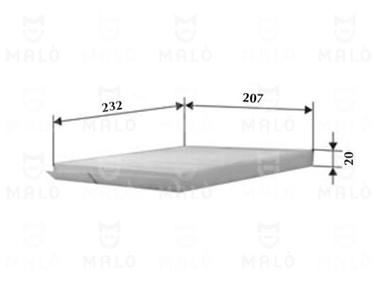 Filter, cabin air (1531141)