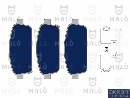 Brake Pad Set, disc brake (1050145)