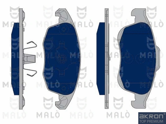 Brake Pad Set, disc brake (1050254)