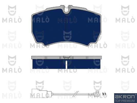 Brake Pad Set, disc brake (1050164)