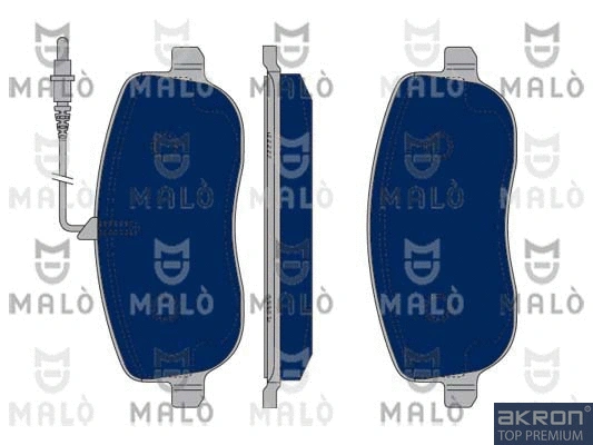 Brake Pad Set, disc brake (1050137)