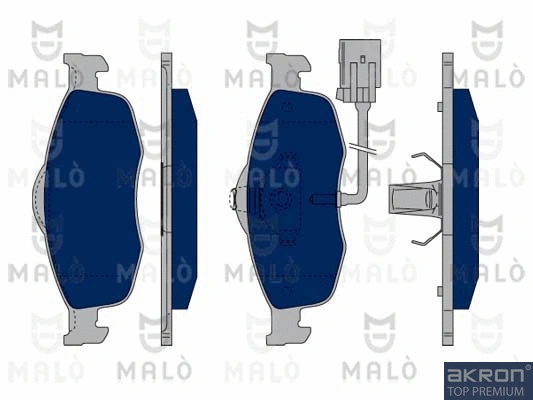 Brake Pad Set, disc brake (1050224)