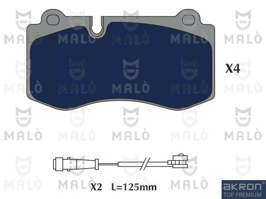 Brake Pad Set, disc brake (1051269)