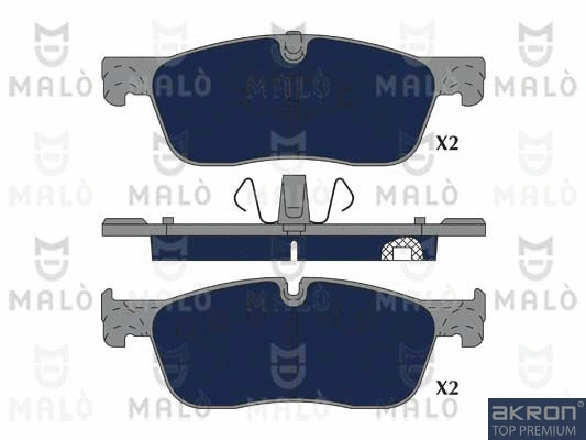 Brake Pad Set, disc brake (1051300)