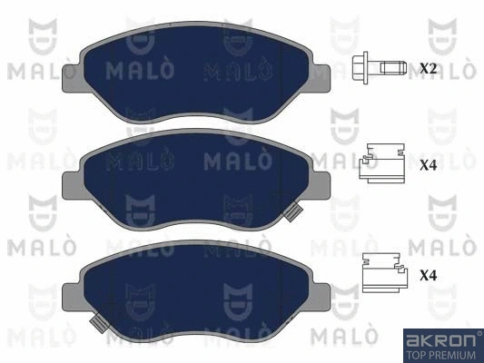 Brake Pad Set, disc brake (1051337)