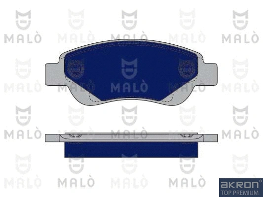 Brake Pad Set, disc brake (1050207)