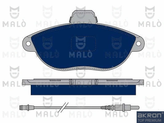 Brake Pad Set, disc brake (1050070)
