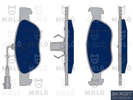 Brake Pad Set, disc brake (1050075)