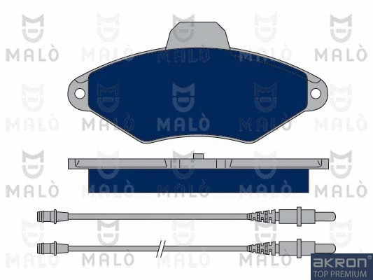 Brake Pad Set, disc brake (1050382)