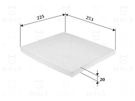 Filter, cabin air (1532201)